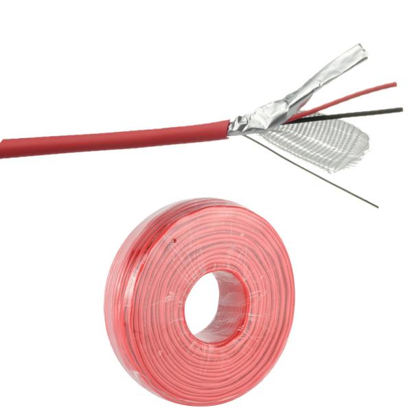 PVC Jacket Industrial 3x2.5mm2 Shielded Bare Copper Stranded Communication Cable