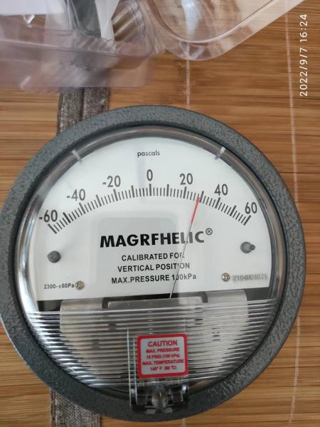 Buy cheap Analog Air Differential Pressure Gauge -60 - 60pa from wholesalers