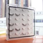 Eyelash Acrylic Display Case Custom Clear Packaging Logo Plastic Mink ROHS