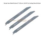 Recip Saw Blade Bimetal M42 8% cobalt Demolition for Cutting Wood & Nails 9"