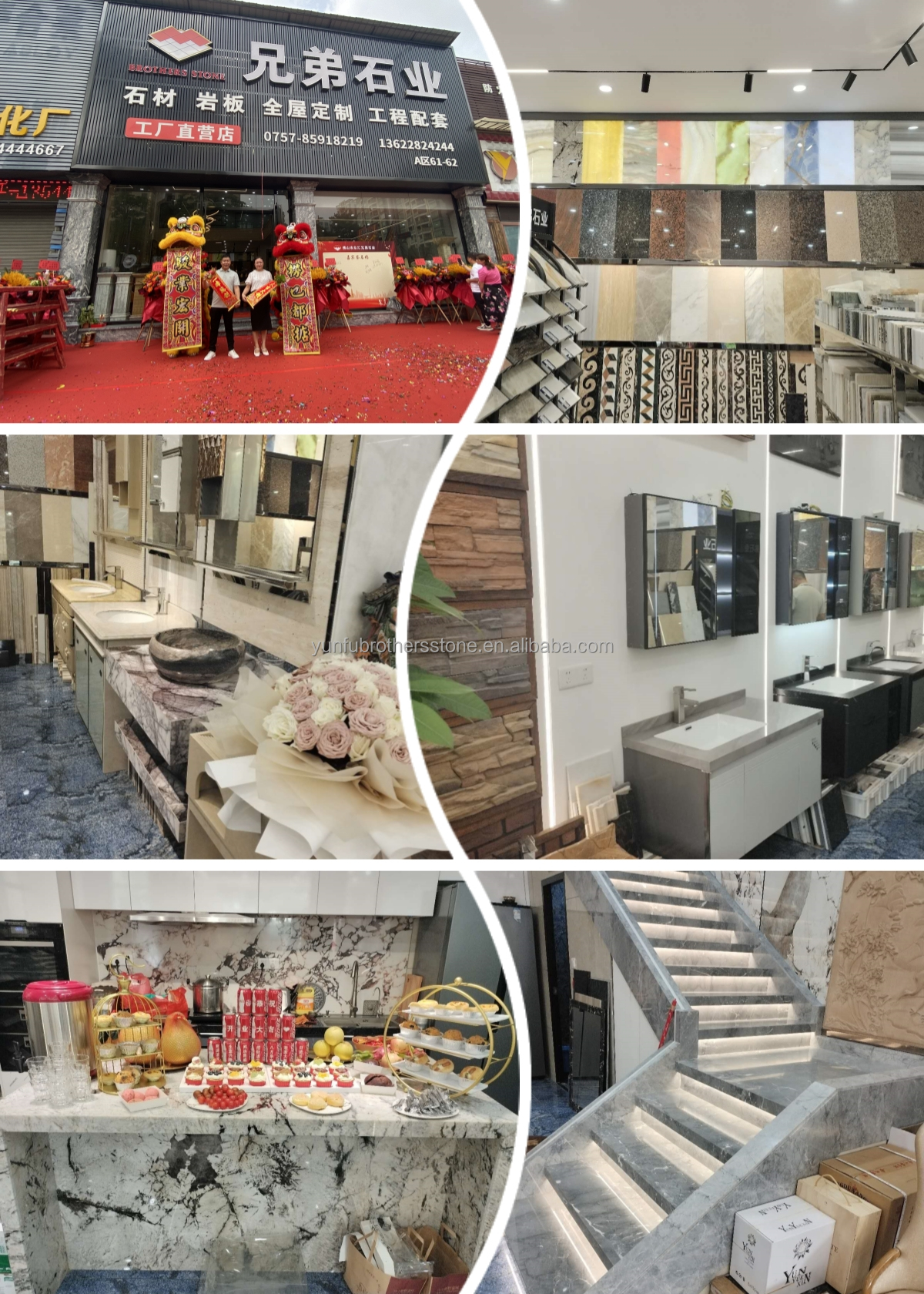 ODM/OEM 18mm Thickness European Design White Grey Grains Marble Carved Stair Treads and Risers