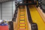 Monster Truck Big Inflatable Slide PVC Material Made For Kids / Adults
