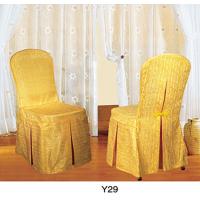 Buy cheap Foshan Factory large wholesale hot sale Yellow spandex chair cloth (Y-29) product
