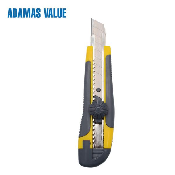 Buy cheap Screw knife,cutter knife utility,craft knife of 18mm ABS+TPR screw-lock snap off knife from wholesalers