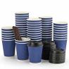 Buy cheap 8oz Double Wall Disposable Paper Cup Ripple Paper Cups With Lids from wholesalers