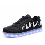 Fashional Students Light Up Dance Shoes , Custom kids Led Light Up Shoes