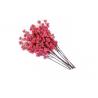 Buy cheap Single Bunch 6 Forks Red Peach Blossom Artificial Flowers from wholesalers