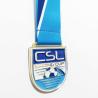 Buy cheap Custom Gold Finish Metal Football / Soccer Champion Medal With Sublimation Lanyard from wholesalers
