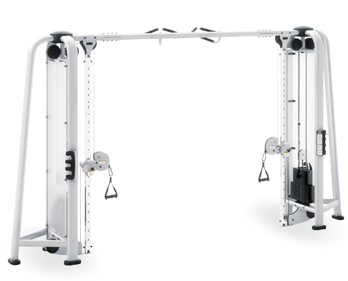 Squat Rack Cable Crossover Machine Gym Equipment Adjustable Pulley Back Exercise