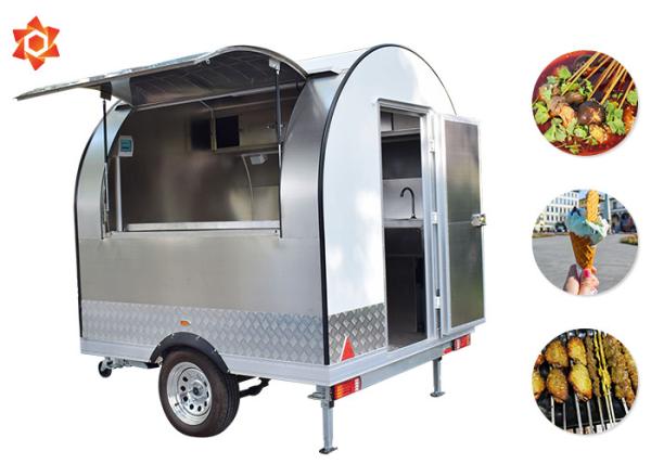 Buy cheap Electric Fast Food Trailer Mobile Catering Truck 1300kg Weight 1 Year Warranty from wholesalers