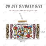 High Quality UV Printing Mother'S Day UV DTF Cup Wrap Transfer Tumbler Wraps