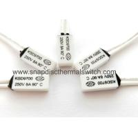 Buy cheap Overload Protection Bi-metal Thermal Protector KSD9700 250V 5A Fast Reaction Low product