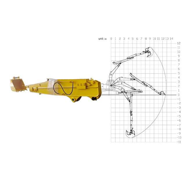 10000mm Q355B Hydraulic Telescoping Excavator Hydraulic Telescoping