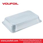 Disposable Aluminum Foil Baking Trays Food Storage Container With Lid