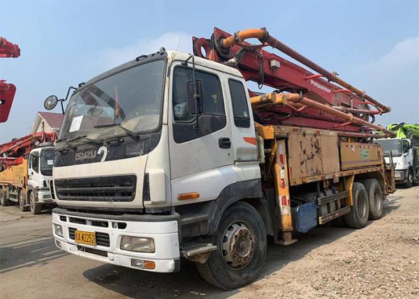 Buy cheap Putzmeister Not Renewed Beton Pump Used Cement Truck Boom Puming Car 42 Meter from wholesalers