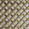 Buy cheap Antique Brass Ss 0.5mm Lock Crimp Wire Mesh For Interior Decoration from wholesalers