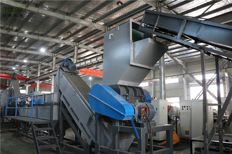 HDPE Plastic Film Recycling Line Agricultural 3000kg/H PE Granulator