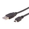 Buy cheap USB 2.0 Type A Male To Mini B 5 Pin Male Camera Cellphone Data Cable from wholesalers