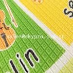Eco Friendly neoprene fabric roll baby toys play mats soft cartoon play mat for