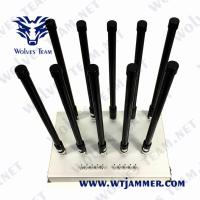 Buy cheap GSM Lojack Cell Signal Jammer 10 Antenna 80 Meters 50W All Bands product