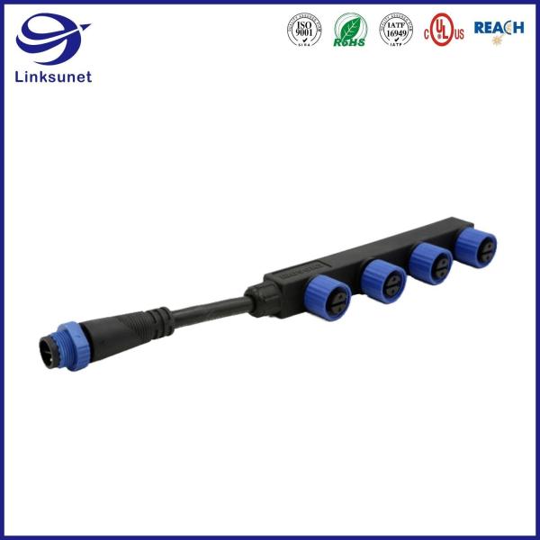 Buy cheap M15 IP68 300V Waterproof Circular Connectors for LED Street Lamp from wholesalers