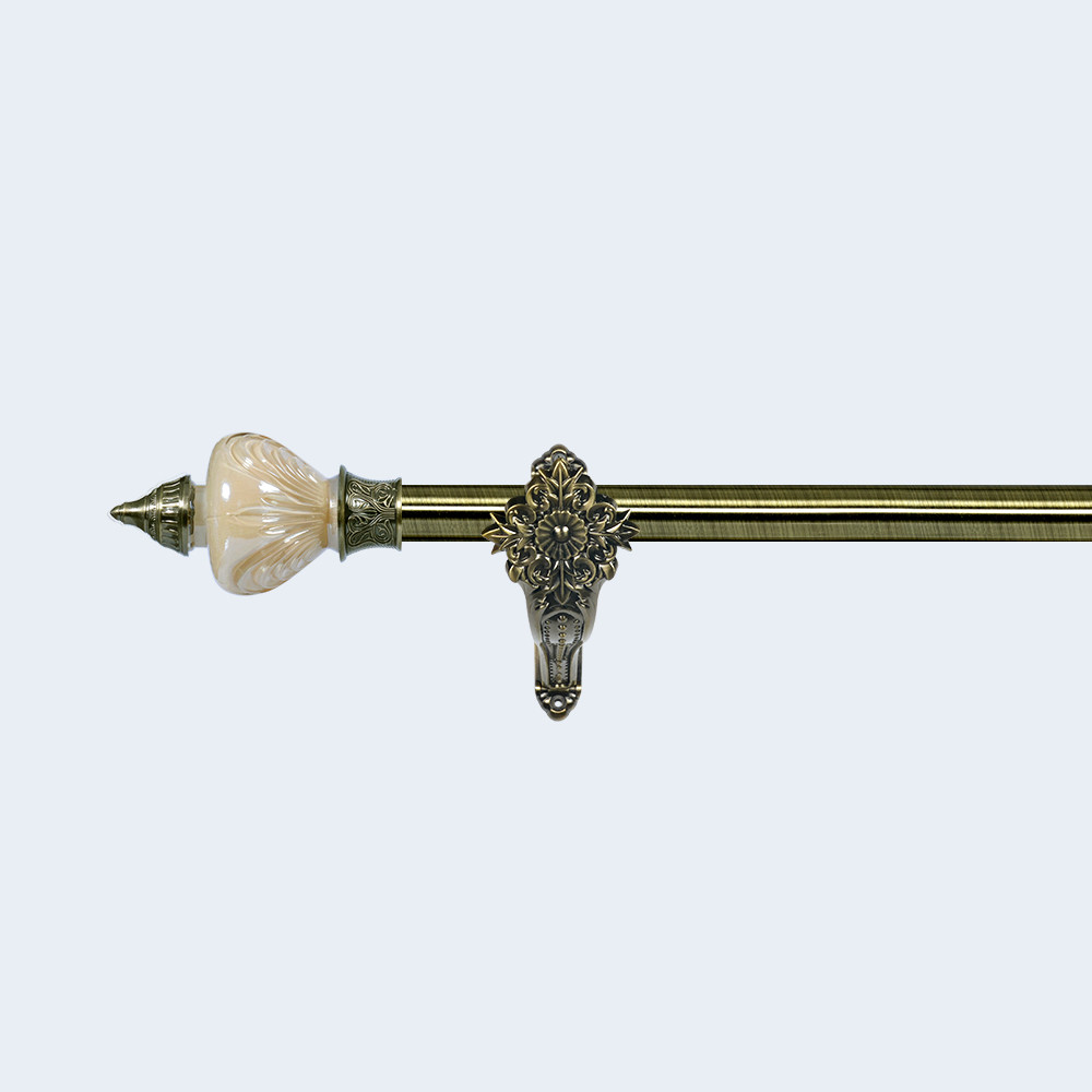Custom 28mm Pipe Curtain Rod Finial For Hospital Decoration