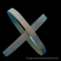Buy cheap 10mm Diamond Abrasive Belt Soft Grinding Hot Sandblasted product