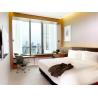 Buy cheap Fashion Apartment Hotel Room Furniture Wooden Headboard with Storage Bed and Chest of Cabinets made by Oak laminated from wholesalers