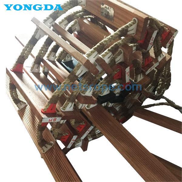 Buy cheap ISO799 Marine Hard Wooden Step Pilot Rope Ladder from wholesalers