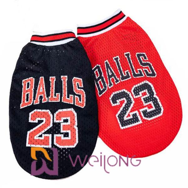Buy cheap Customizable Print Number Mesh Pet T Shirt Nba Pet Apparel Jerseys from wholesalers