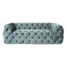 Buy cheap 190cm Length dark green Living Room Velvet Fabric Button Tufted Sofa from wholesalers