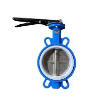 Buy cheap Manual Motorized Ductile Iron Butterfly Valve Wafer Type product