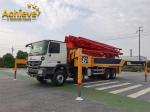 Efficient Putzmeister Used Concrete Pumps Truck M46-5 Roll Z folding