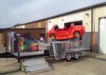 Colorful Painting Mini Flying Car Rides , FRP Material Amusement Park Rides