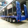 Buy cheap 3.5" King Pin Lowboy Trailer 60-80 Ton Capacity Durable Steel Construction Affordable from wholesalers