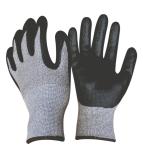 String Cotton Knitted Cut Resistant Pu Gloves Ultra Firm Food Grade