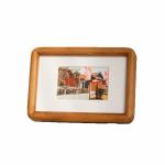 Simplicity Style Small Picture Frames Natural Wooden Photo Frames Tabletop With
