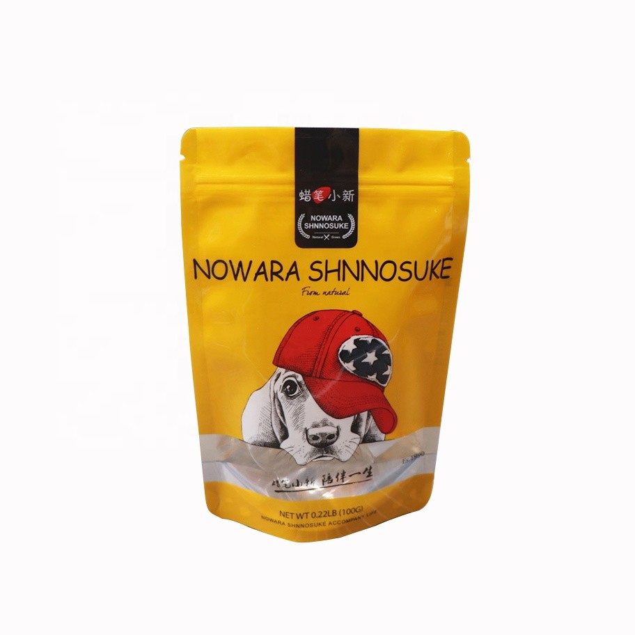 Popular Gravure Printing Top Slider k Plastic Pet Dog Treats Food Packaging Bag With Strong Sealing
