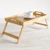 Buy cheap bamboo wooden serving tray with legs from wholesalers