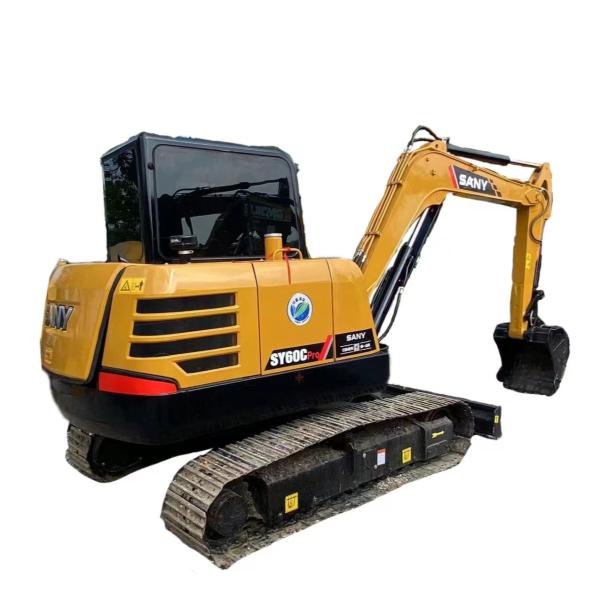 Buy cheap Sany SY60C Pro Used Sany Excavator Hydraulic 5735mm Max Deep Digging Excavator from wholesalers