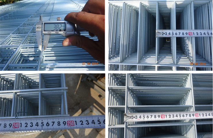 Galvanized V Mesh Fecning / 3D Curved Wire Mesh Fencing For School / Garden