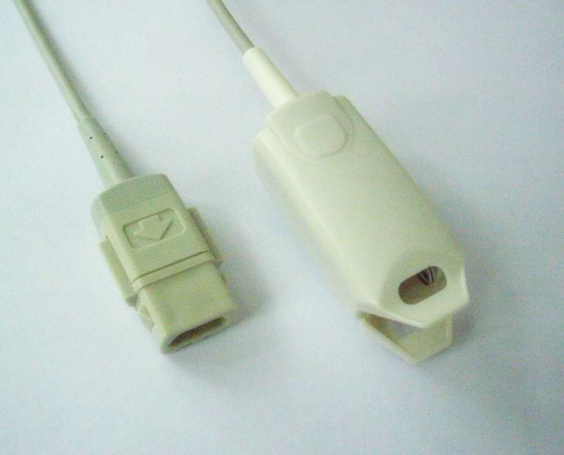 GE Ohmeda Reusable Spo2 Sensors DB9 9 Pin Or 8J Connector Pediatric Finger Clip 3M
