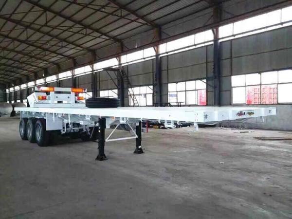 40 Foot 20 foot flatbed trailert / high bed semi truck trailer for container