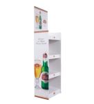 POP Corrugated Cardboard Retail Display Stands UV Coating Sustainable cardboard