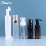 Frosted Foam Pump Bottle 100ml-250ml PET Plastic Foaming Facial Cleanser Bottle