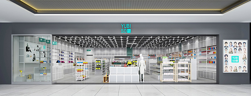 Gift Shop Miniso Display Rack Powder Coating Surface Steel Material ODM