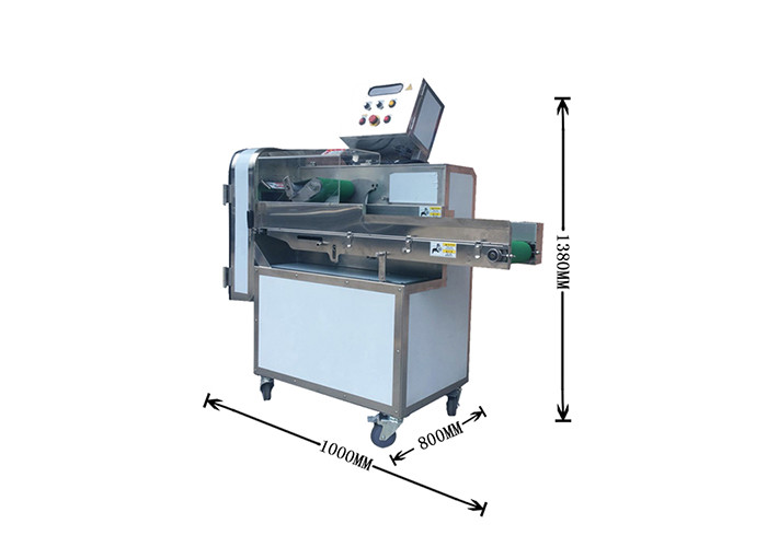 Dual Frequency Commercial Vegetable Cutter With Automatic Production Line For Central Kitchen