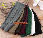 fashion Cute Faux Rabbit Fur Hand Winter Warmer Knitted Fingerless Gloves Mitten