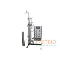 Buy cheap 8L 10L Lab Scale Bioreactor 20L Glass Airlift Fermenter Sterilizable Conductivit product
