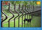 Custom Black / Green Welded Wire Mesh Fence For Residential V Shape